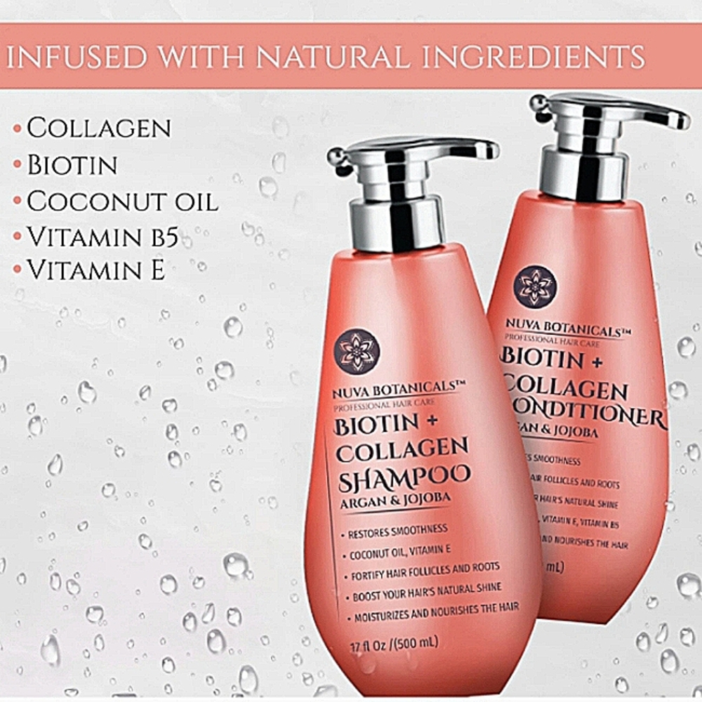 Nuva Botanicals professional hair care shampoo and conditioner